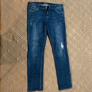 Kut from the Kloth - Catherine Boyfriend Jeans - Distressed, Medium Wash - 4